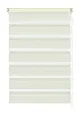 Produktbild: Gardinia Doppelrollo zum Klemmen oder Kleben, Duo-Rollo/Seitenzugrollo, Transparente und blickdichte Streifen, Alle Montage-Teile inklusive, Creme, 60 x 150 cm (BxH) 31084