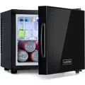 Produktbild: Klarstein Frosty Mini-Kühlschrank - kompakte Minibar mit Thermoelektrischem Kühlsystem, freistehend, 10 Liter Fassungsvermögen, Kühlung: 12 - 1... - Schwarz