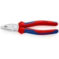 Produktbild: KNIPEX 03 05 200 SB Kombizange mit Mehrkomponenten-Hüllen verchromt 200 mm