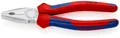 Produktbild: KNIPEX 03 05 200 SB Kombizange mit Mehrkomponenten-Hüllen verchromt 200 mm (SB-K