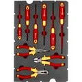 Produktbild: Einhell Werkzeug-Pad Elektriker-Werkzeuge E-Case 9-teilig