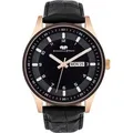 Produktbild: Rhodenwald Söhne Armband-Uhr Couragian Roségold Echtleder Schwarz 10010111