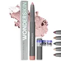 Produktbild: Wonderskin IYKYK Lidschattenstift – Langanhaltender Lidschattenstifte, wischfester und wasserfester schimmernder Lidschattenstift mit integriertem Anspitzer (Pink Quartz)
