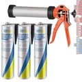 Produktbild: Karosseriekleber Klebe-Dichtmasse schwarz 3x310ml Cartechnic + Kartuschenpistole
