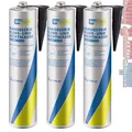 Produktbild: Karosseriekleber Klebemasse Dichtmasse schwarz 3x 310ml Cartechnic Kartusche