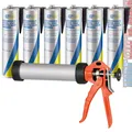 Produktbild: Karosseriekleber Klebe-Dichtmasse schwarz 6x310ml Cartechnic + Kartuschenpistole