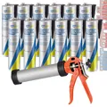 Produktbild: Karosseriekleber Klebe-Dichtmasse schwarz 12x310ml Cartechnic +Kartuschenpistole