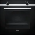 Produktbild: Siemens HB510ABR1 iQ100 EEK: A Einbaubackofen, 60 cm breit, 71l, Schnellaufheizung, 3D-Heißluft, Edelstahl