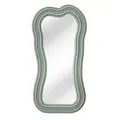 Produktbild: Riess Ambiente Design Wandspiegel Alice II 100cm salbeigrün Bodenspiegel rund Ankleidespiegel Flurspiegel Schlafzimmerspiegel Ganzkörperspiegel Garderobenspiegel