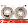 Produktbild: TRW 2x Bremsscheibe hinten 300 belüftet für BMW 5er E34 DF4143
