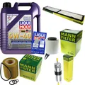 Produktbild: INSPEKTIONSKIT FILTER LIQUI MOLY ÖL 5L 5W-40 für BMW 1er E87 116i 118i 120i E81