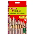 Produktbild: Herlitz Trilino Dreikant Buntstifte 12 Farben Jumbo-Dreikantform