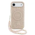 Produktbild: GUESS iPhone 17 Air Hülle Case Cover MagSafe Flowers Allover Electro Pearl Strap