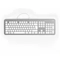 Produktbild: HAMA KC-700 Slim-Design Tastatur anthrazit/schwarz, USB, DE