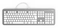 Produktbild: Hama Tastatur kabelgebunden KC-700 silber, weiß