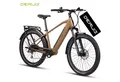 Produktbild: DERUIZ E-Bike Mountainbike Marble SUV 27,5 Zoll, bis 161 km, Drehmomentsensor, Damen & Herren, 8 Gang SHIMANO Shimano Acera RD-M360 SGS Schaltwerk, Kettenschaltung, Heckmotor, 644 Wh, (5 Stufen,Lockout-Federgabel,LCD-Farb-Display,100 Lux Frontlicht), Tektro hydraulische Scheibenbremsen (180 mm vorn / 160 mm hinten)