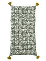 Produktbild: Vertbaudet HANO Bodenmatte, Grün - Baumwolle, Polyester - 120 x 60 cm, 8 cm dick - Tropisch, Blattmuster - Weich - Indoor - Spielen oder tragbare Sitzgelegenheit