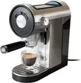 Produktbild: Unold Espressomaschine Siebträger 28636 Piccopresso | 20 bar | Thermoblock | 1-2 Tassen | 0,9l Tank | Edelstahl Schwarz