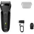 Produktbild: Braun 300 Series 3 Folienrasierer schwarz inkl. Schutzkappe Schnellladefunktion
