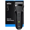 Produktbild: Braun Series 3 300S, Folienschaber, Schwarz, 2 SensoFoil, Tasten, Akku,