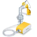 Produktbild: Beurer IH 58 Kids Inhalator mit Giraffen-Aufsteckfigur zur Verneblung von flüssigen Medikamenten, für eine effektive Inhalation bei Kindern, mit hoher Verneblungsleistung und kurzer Inhalationszeit