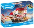 Produktbild: PLAYMOBIL Pirates 71418 Piratenschiff, aufregende Abenteuer auf hoher See, mit umfangreichem Zubehör wie Fernrohr, Kompass und Kanonen, Spielzeug für Kinder ab 4 Jahren