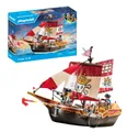 Produktbild: Playmobil® Spielwelt Pirates Kleines Piratenschiff 71418, (101-tlg), PLAYMOBIL Pirates Spielset