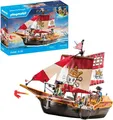 Produktbild: PLAYMOBIL Pirates 71418 Piratenschiff, aufregende Abenteuer auf hoher See Kinder