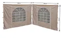 Produktbild: QUICK STAR 2 Seitenteile mit PVC Fenster 300x193 cm für Pavillon Sahara 3x3m Seitenwand Sand