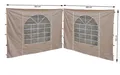 Produktbild: QUICK STAR 2 Seitenteile mit PVC Fenster 300x195cm für Pavillon 3x3m Sand