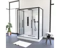Produktbild: Komplettdusche Aurlane URBAN 2 160 x 85 x 215 cm schwarz