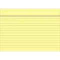 Produktbild: Brunnen Karteikarten 102260110, A6, liniert, gelb, 100 Stück
