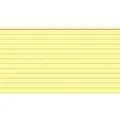 Produktbild: Brunnen Karteikarten A6, liniert, gelb, 100 Stück