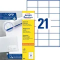 Produktbild: Avery Zweckform® 3481 3481 Universal-Etiketten - 70 x 41 mm, weiß, 2.100 Etikett