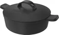 Produktbild: Nexgrill Dutch Oven ProTouch Grillzubehör, Feuertopf für Gasgrill Deluxe, Grilltopf Gusseisen ø 32cm, Schmortopf für Grill, Guss-Topf 9kg