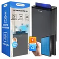 Produktbild: Climative Luftentfeuchter Elektrisch 12L/24h mit HEPA H10 Filter & Aktivkohle, WiFi Smart Home Air Purifier Nexi ION UV Raumentfeuchter für Zuhause, Wohnung, Badezimmer & Wohnzimmer bis 20 m²