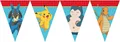 Produktbild: Pokémon vlaggetjesslinger, 2,3 m, als decoratie voor kinderverjaardag en feest,