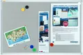 Produktbild: FRANKEN Pinnwand Textiltafel Pin'n'Mag X-tra!Line 120x90cm grau