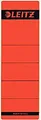 Produktbild: LEITZ Ordnerrücken-Etikett, 61 x 192 mm, kurz, breit, rot passend für LEITZ Standard- und Hartpappe-Ordner 1070 (1642-00-25)