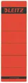 Produktbild: LEITZ Ordnerrücken Etikett 61 x 192 mm kurz breit rot 10 Etiketten