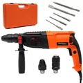 Produktbild: Schlagbohrmaschine Schlagbohrer 2650 W Bohrmaschine Meißel Bohrer SDS+ (KD1690)