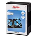 Produktbild: Hama DVD-Hüllen für 6 DVDs (Auch passend für CDs und Blu-Rays, Mit Folie zum Einstecken des Covers) 3er-Pack, schwarz, 00049685