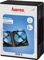 Produktbild: Hama DVD Hülle 00049685 6 CDs/DVDs/Blu-rays Schwarz Polypropylen 3St.