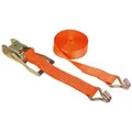 Produktbild: Kerbl Spanngurt 37140, Haken und Ratsche, 8m x 50mm, orange, Zurrkraft bis 4000kg
