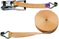 Produktbild: KERBL Zurrgurt 8 m x 50 mm, 2-teilig, Spitzhaken, Ratsche, orange, 37140 000000000000688765