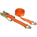 Produktbild: Kerbl Ratschenzurrgurt 2-teilig, orange, 50mm / 8m, Zurrkraft 4000 kg