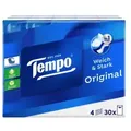 Produktbild: Tempo Taschentücher, samtig weich, 3 in 1 83008340 , 1 Packung = 30 x 10 Tücher = 300 Tücher