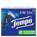 Produktbild: Tempo Taschentücher Klassik, 4-lagige Papiertücher in bewährter Tempo Qualität, 30 x 10 Tücher (300 Tücher)