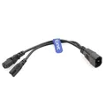 Produktbild: C14 zu C13+C7 Y Splitter Netzstecker Kabel IEC 320 C14 Stecker auf C13+C7 Buc...