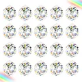 Produktbild: Aipaide 20mm Kristallglaskugel Regenbogenkristall 20 Stück Kristall Anhänger Deko Kristallkugeln Schmuck Anhänger für Fenster Haus Prisma Deko